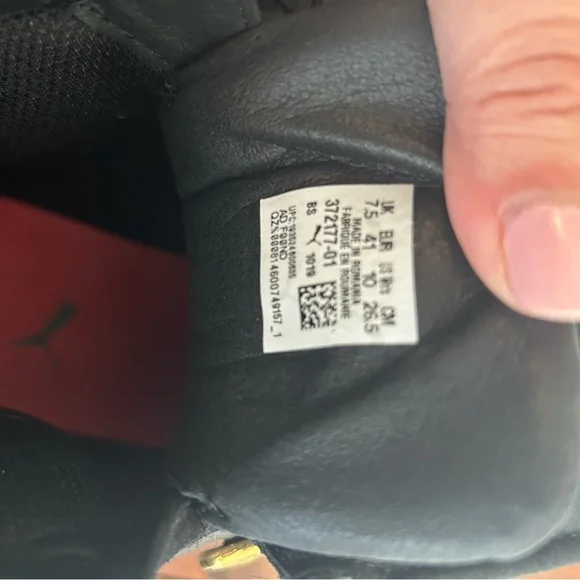 Balmain puma collaboration collab black sneaker boot bootie shoes 10 - Picture 7 of 7